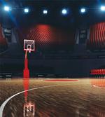 Empty Basketball Court