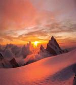 Sunrise in Swiss Alps
