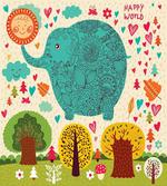 Elephant Trees Leaves