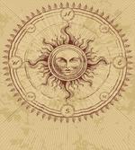 Antique Roman Sun Stone