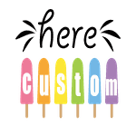 Custom Popsicle Rainbow Ice Cream Summer Treat