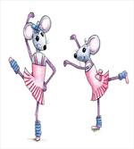 Funny Ballerina Mice