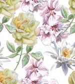 Rose Petals Sakura Lily artwork