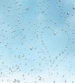 Heart from Droplets Rain