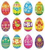 Colorful Eggs Flowers