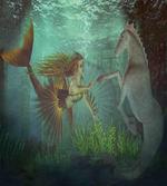Mermaid with Seahorse