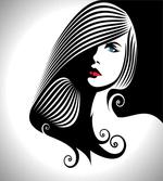 Abstract Glamor Woman