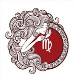 Long Haired Girl Zodiac
