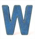 Symmetrical Sign W