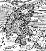 Mythical Yeti Creature