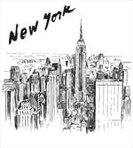 Vintage Hand Drawn City
