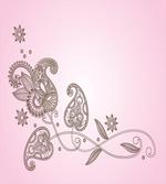 Patterned Leaf Motif Art