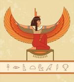 Historical Myth Woman Wing artwork