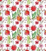 Scribbled Flowers and Leaves