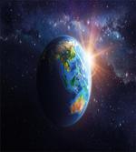 Face of Earth in Space