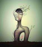 Surrealist Woman Shape