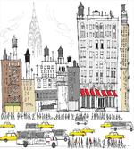 Busy City Traffic Jam