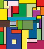 Vivid Mondrian Squares