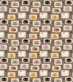 Patchwork Style Silly Faces
