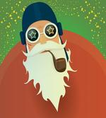 Funky Santa with Pipe