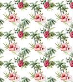 Palm Trees Hibiscus artwork