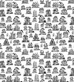 Village Houses Doodle Town