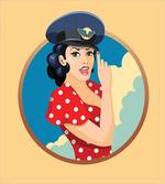 Pilot Captain Hat artwork
