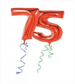 Red Number Balloons