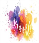 Paint Drops Baby Girl artwork