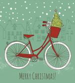 Retro Bike Xmas Trees