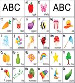 Squares with Letters Kids artwork