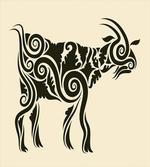 Tribal Waves Curves Tattoo