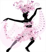Woman Dancing Latino