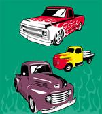 Vintage Pickups Flatbed