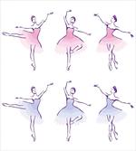 Dancer Women Watercolors