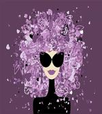 Woman Hearted Hairstyle