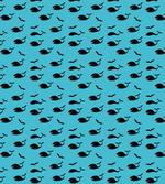 Blue Sea Waves Fish Fins