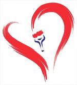 Brush Drawing Heart Sign
