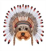 Bonnet Wearing Dog artwork