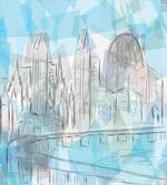 Abstract City Silhouette