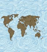 Map with Waves