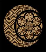 Celtic Moon and Sun Boho
