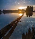 Lake in Poland Sunny Day