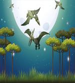 Flying Cartoon Animals