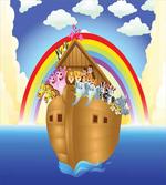 Clouds Animals Ship Ancient artwork