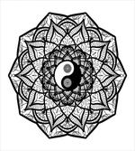 Ying Yang Black White