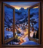 Winter Season Town