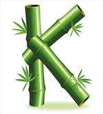 Bamboo Alphabet K