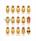 Funny Face Pineapples