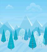 Christmas Pines Alps